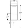 Тумба под раковину GEBERIT ACANTO 500,607.JL.2 40 см